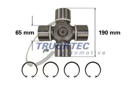 TRUCKTEC AUTOMOTIVE Joint, propshaft (04.40.009)
