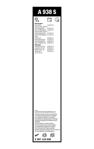 BOSCH Wiper Blade (3397118938)