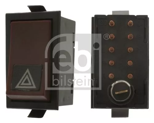 FEBI BILSTEIN 1x Hazard Warning Light Switch (11532)