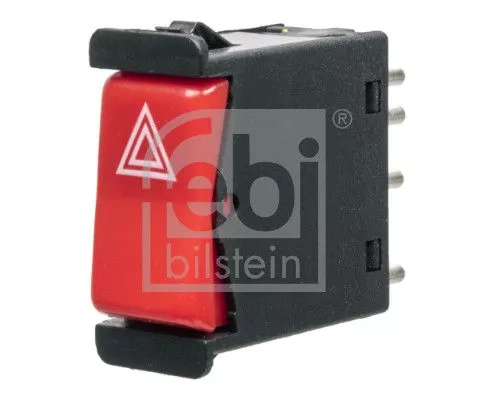 FEBI BILSTEIN 1x Hazard Warning Light Switch (24199)