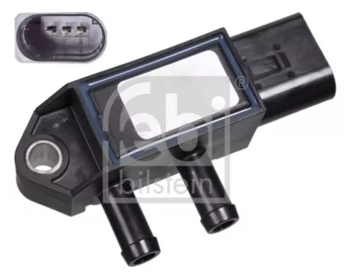 1x Sensor, exhaust pressure
