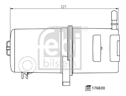 FEBI BILSTEIN 1x Fuel Filter (176830)