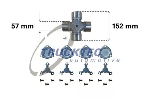 TRUCKTEC AUTOMOTIVE Joint, propshaft (03.34.001)