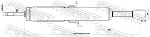 FEBEST Shock Absorber (01110-004F)