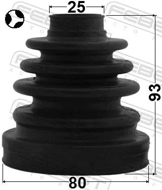 FEBEST Bellow, drive shaft (0115-AZT251TRH)