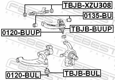 FEBEST Ball Joint (0120-BUUP)