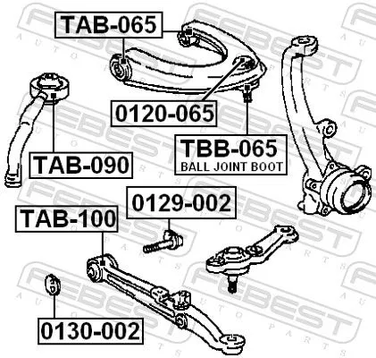 FEBEST Camber Correction Screw (0129-002)