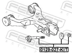 FEBEST Camber Correction Screw (0129-027-KIT)