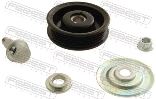FEBEST Tensioner Pulley, V-ribbed belt (0187-HDJ100)