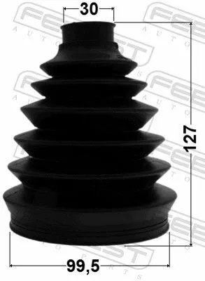 FEBEST Bellow Kit, drive shaft (0217P-V42)