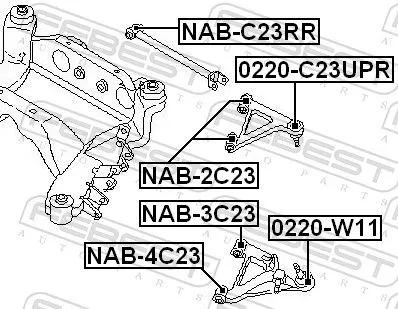 FEBEST Ball Joint (0220-C23UPR)