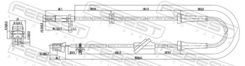 FEBEST Sensor, wheel speed (02606-013)