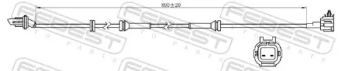 FEBEST Sensor, wheel speed (02606-018)