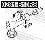 FEBEST Master Cylinder, clutch (0281-B10RS)