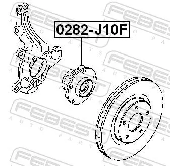 FEBEST Wheel Hub (0282-J10F)