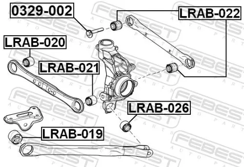 FEBEST Camber Correction Screw (0329-002)