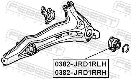 FEBEST Wheel Hub (0382-JRD1RLH)