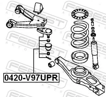 FEBEST Ball Joint (0420-V97UPR)