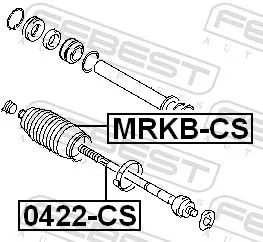 FEBEST Inner Tie Rod (0422-CS)