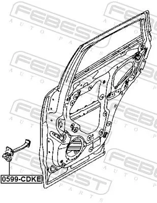 FEBEST Door Check (0599-CDKE)