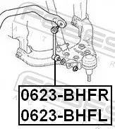 FEBEST Link/Coupling Rod, stabiliser bar (0623-BHFL)