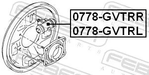 FEBEST Wheel Brake Cylinder (0778-GVTRL)