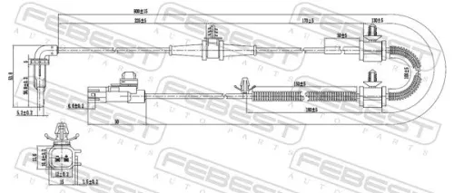 FEBEST Sensor, wheel speed (18606-002)
