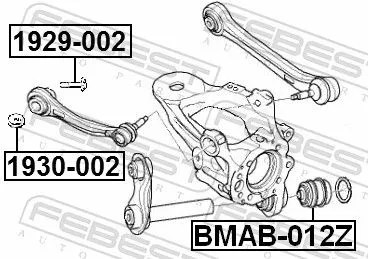 FEBEST Caster Shim, axle beam (1930-002)