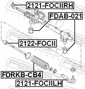 FEBEST Inner Tie Rod (2122-FOCII)