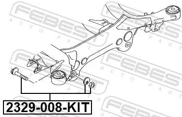 FEBEST Camber Correction Screw Set (2329-008-KIT)