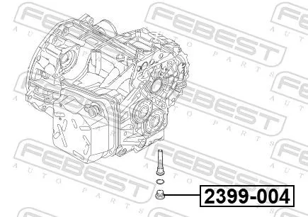 FEBEST Screw Plug, oil sump (2399-004)