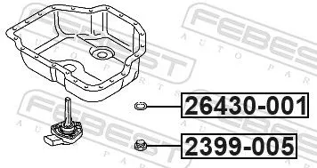 FEBEST Screw Plug, oil sump (2399-005)
