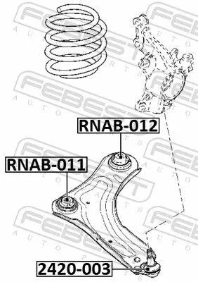 FEBEST Ball Joint (2420-003)