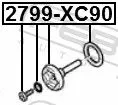 FEBEST Screw Plug, oil sump (2799-XC90)