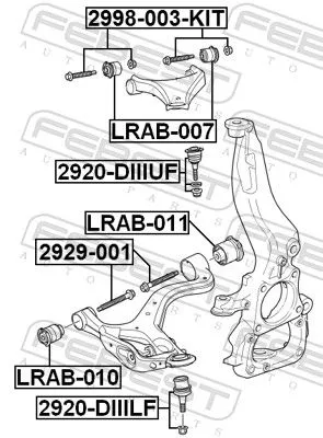 FEBEST Camber Correction Screw (2929-001)