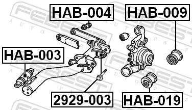 FEBEST Camber Correction Screw (2929-003)