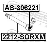 FEBEST Bearing, drive shaft (AS-306221)
