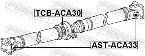 FEBEST Joint, propshaft (AST-ACA33)