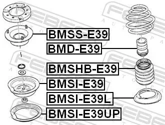FEBEST Suspension Strut Support Mount (BMSS-E39)