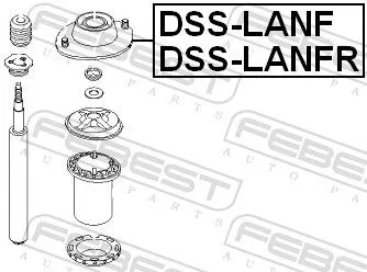 FEBEST Suspension Strut Support Mount (DSS-LANF)