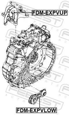 FEBEST Mounting, automatic transmission (FDM-EXPVLOW)