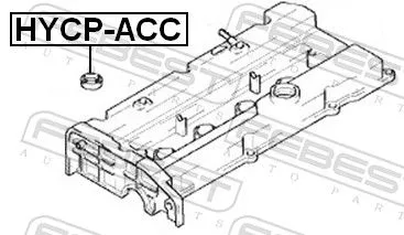 FEBEST Seal Ring, spark plug shaft (HYCP-ACC)