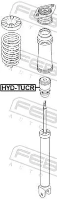 FEBEST Rubber Buffer, suspension (HYD-TUCR)