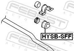 FEBEST Mounting, stabiliser bar (HYSB-SFF)