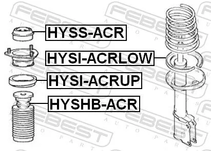 FEBEST Spring Seat (HYSI-ACRUP)