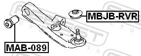 FEBEST Mounting, control/trailing arm (MAB-089)