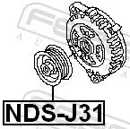 FEBEST Belt Pulley, alternator (NDS-J31)