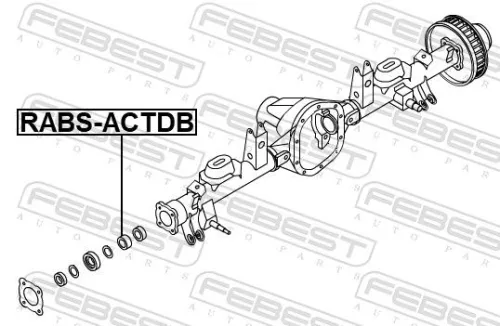 FEBEST Sensor Ring, ABS (RABS-ACTDB)