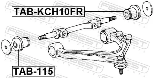 FEBEST Mounting, control/trailing arm (TAB-115)