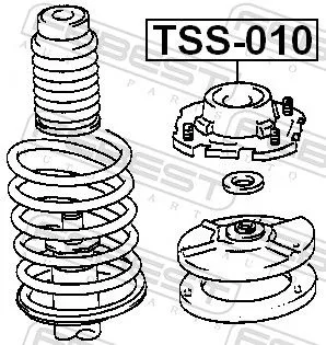 FEBEST Suspension Strut Support Mount (TSS-010)